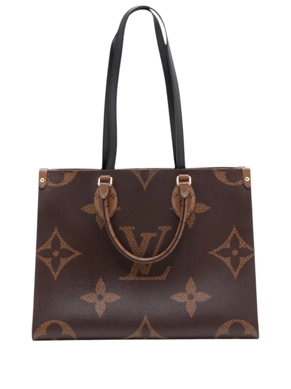 Louis Vuitton Pre-Owned 2021-2026 Monogram Reverse Giant OnTheGo MM satchel - Brown