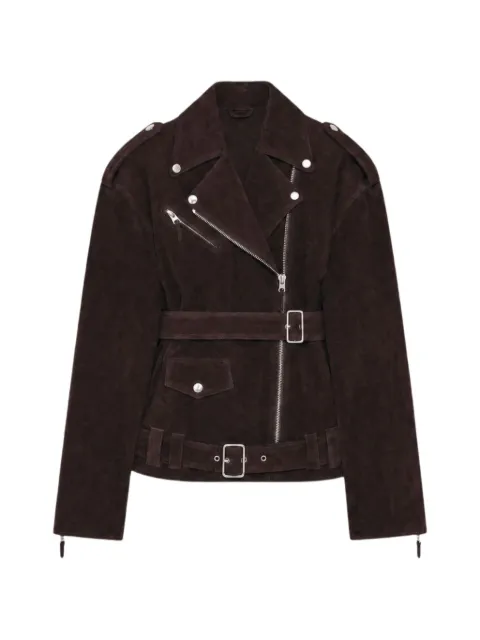 IRO Faithfull belted suede jacket