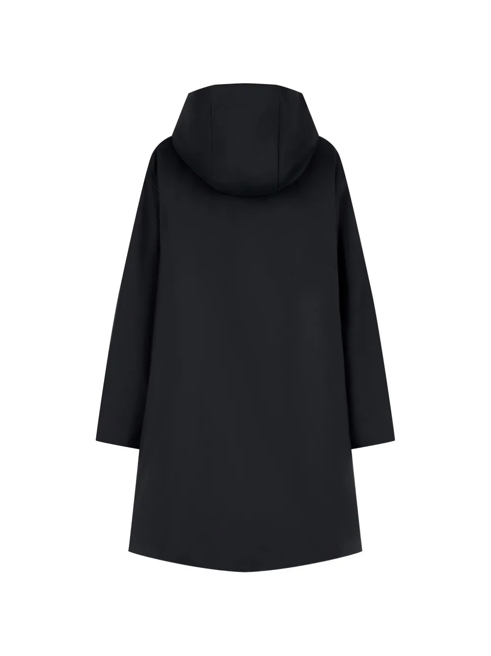 Ea7 Emporio Armani hooded zip-up coat Zwart