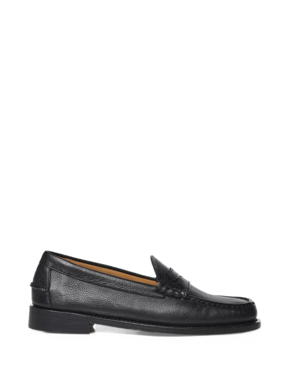 Sebago Ravenna grainy leather loafers - Nero