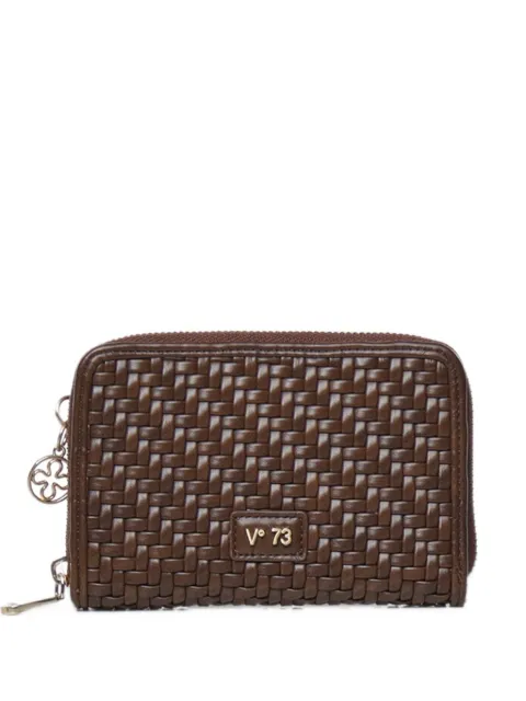 V°73 Zelda woven zip-around wallet