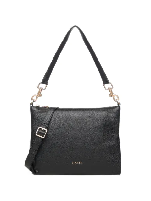BIASIA grained-leather shoulder bag