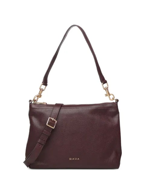 BIASIA grained-leather shoulder bag