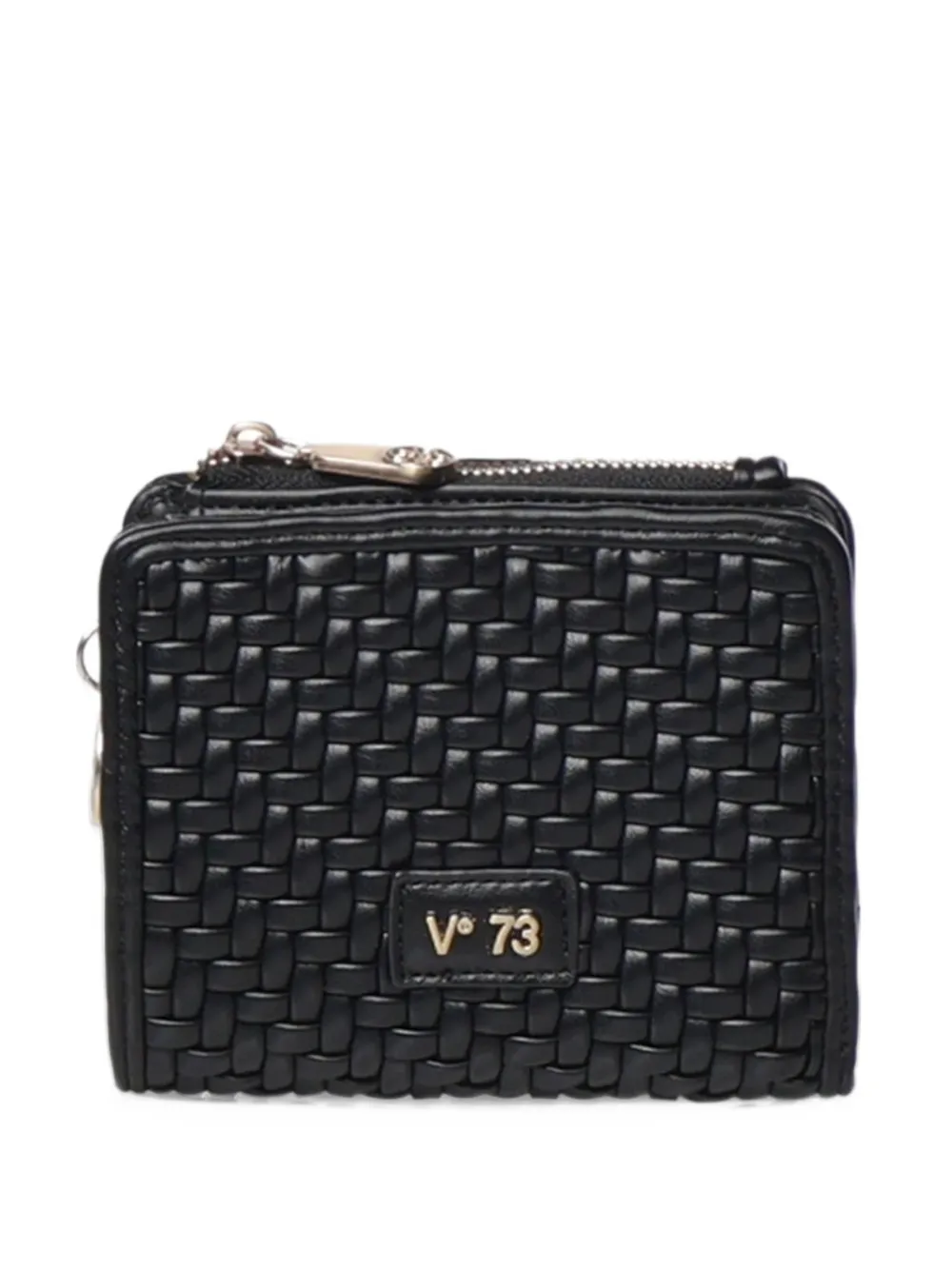 V°73 Zelda woven-design wallet - Nero