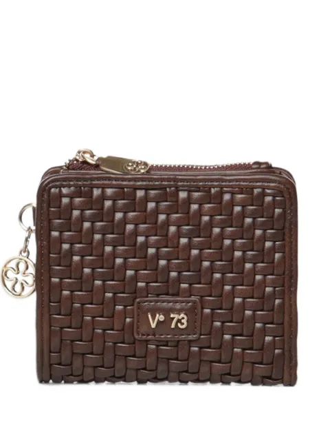 V°73  Zelda woven logo-plaque wallet