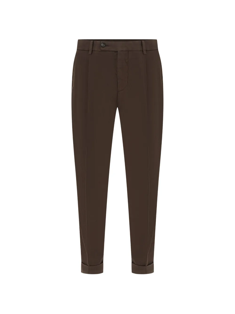 Numero00 pleated turn-up trousers - Marron Numero00 pleated turn-up trousers - Marron