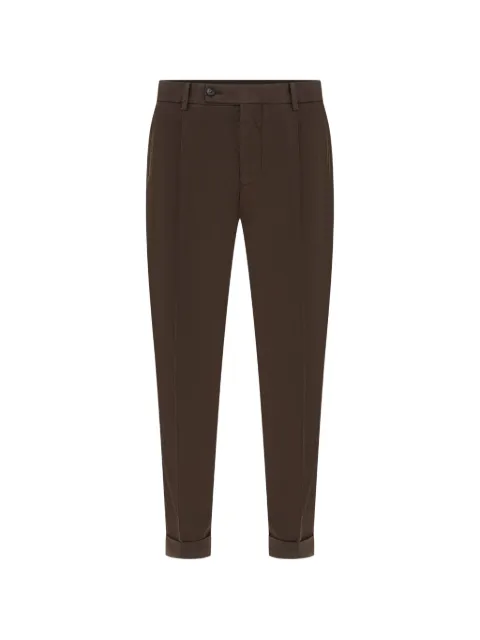 Numero00 pleated turn-up trousers