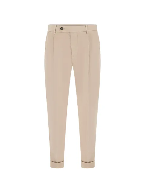 Numero00 pleated turn-up trousers