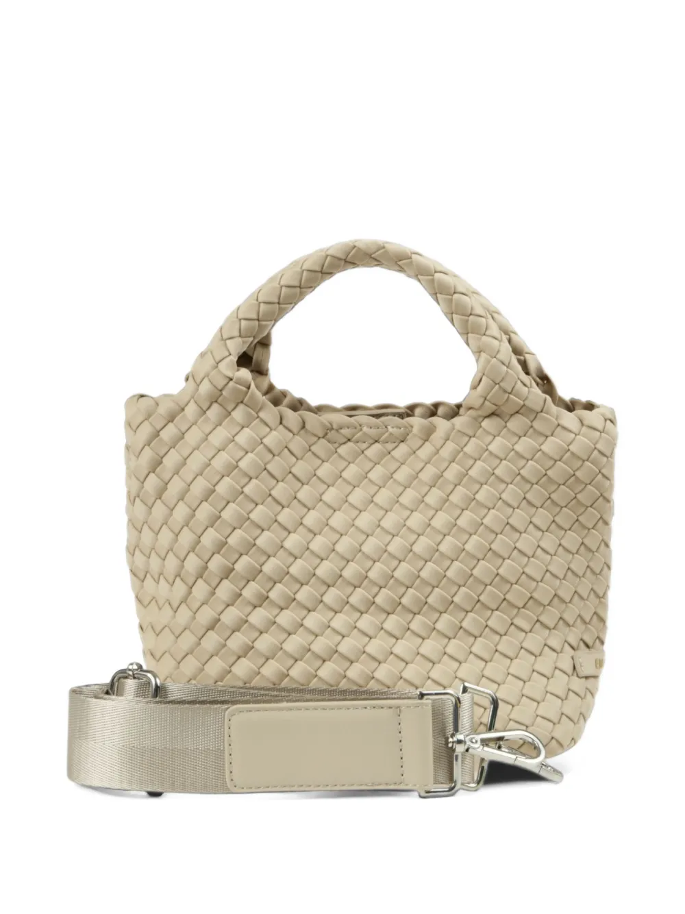 EN AVANT Ostia woven-design Ostia tote bag Beige