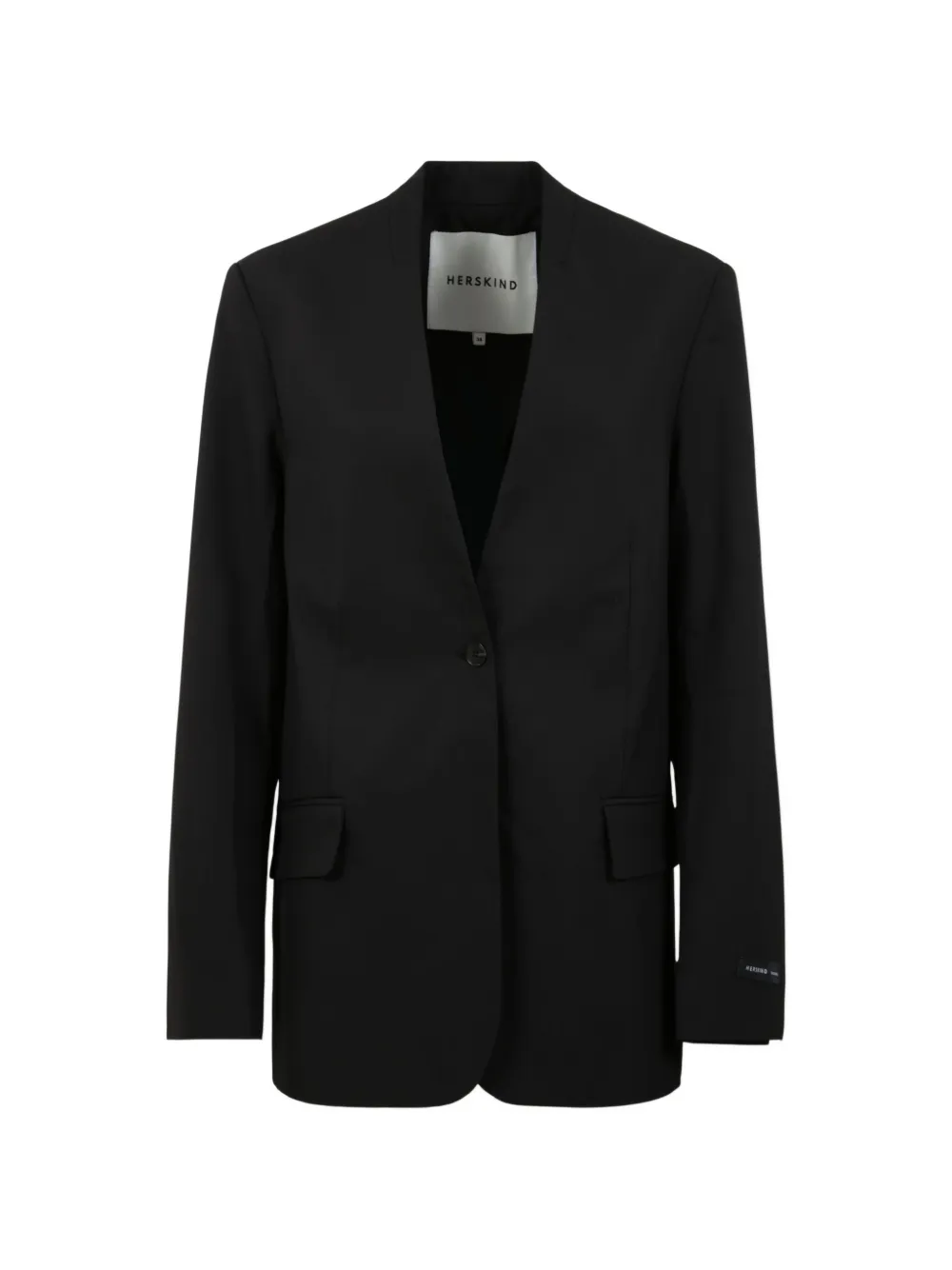 HERSKIND Clarissa tie-back blazer - Schwarz
