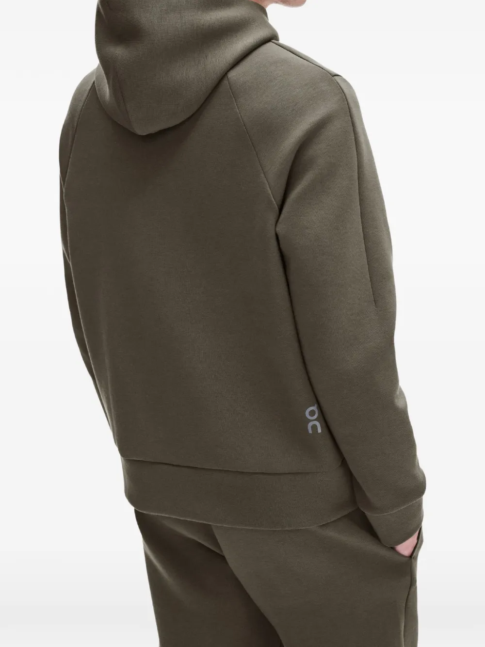 On Focus Tech hoodie Groen