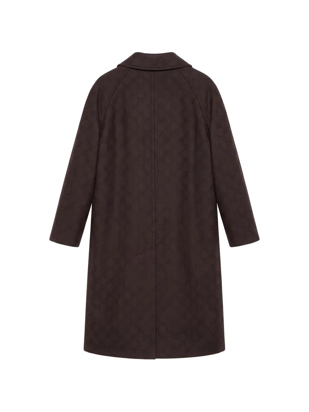 Gucci Kids GG wool jacquard coat Bruin
