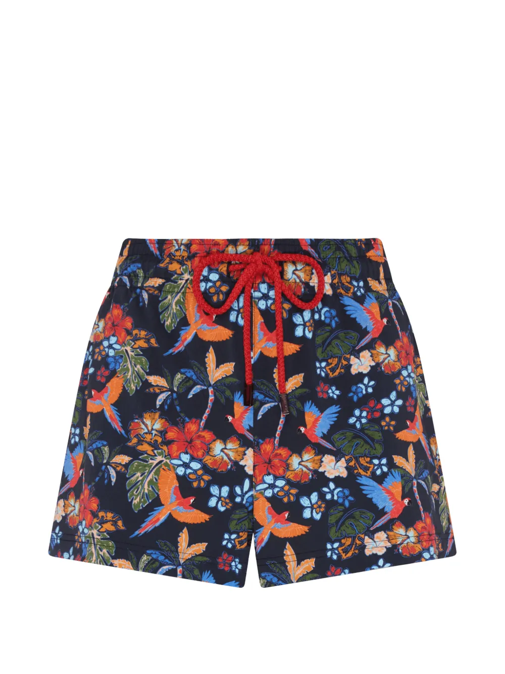 Vilebrequin Fabya Salva tropical-print swim shorts Blauw