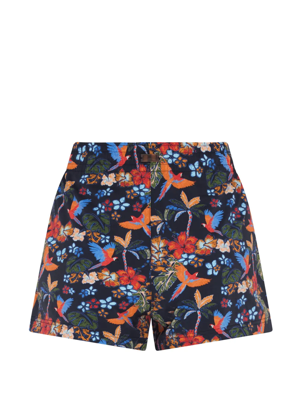 Vilebrequin Fabya Salva tropical-print swim shorts Blauw