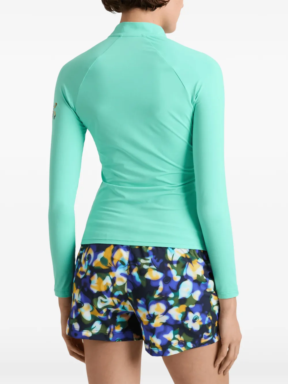 Vilebrequin zipped long-sleeve rashguard Groen