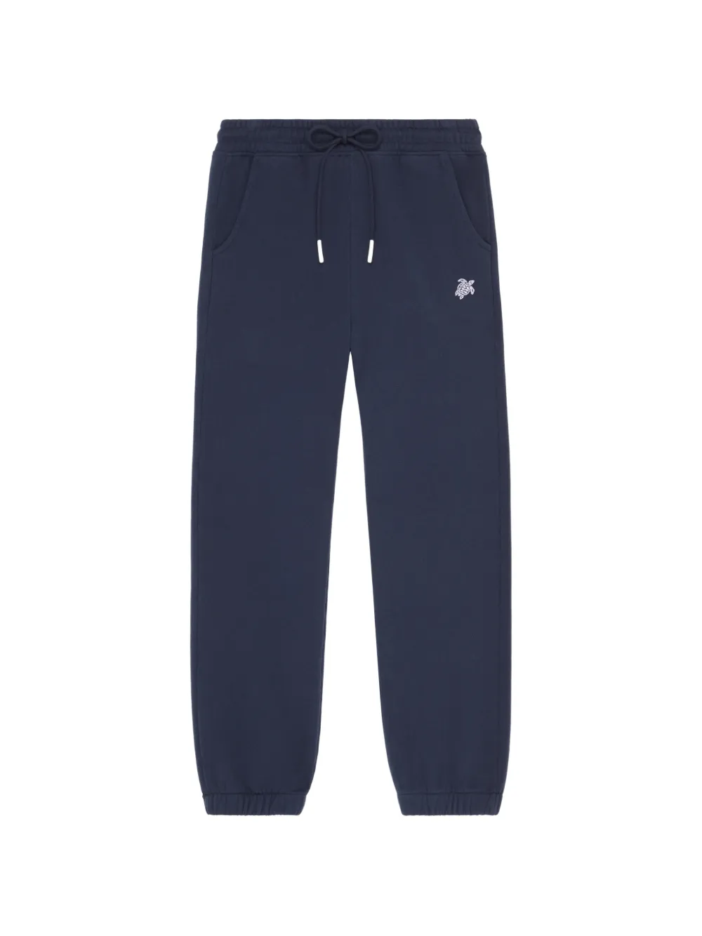 Vilebrequin Kids embroidered turtle track pants - Blu