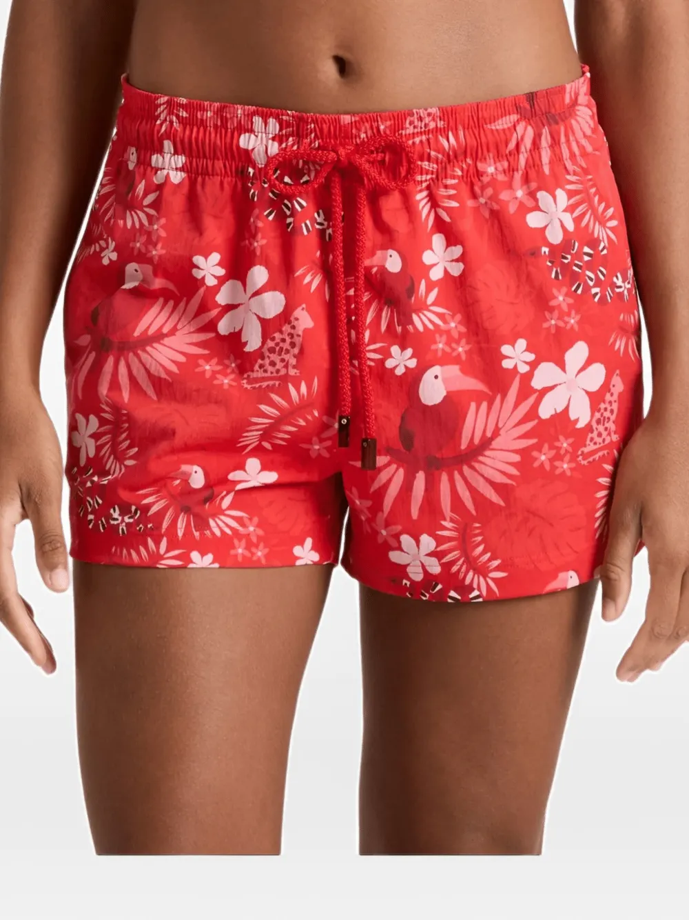 Vilebrequin Fabya Papel de Embrulho swim shorts Rood