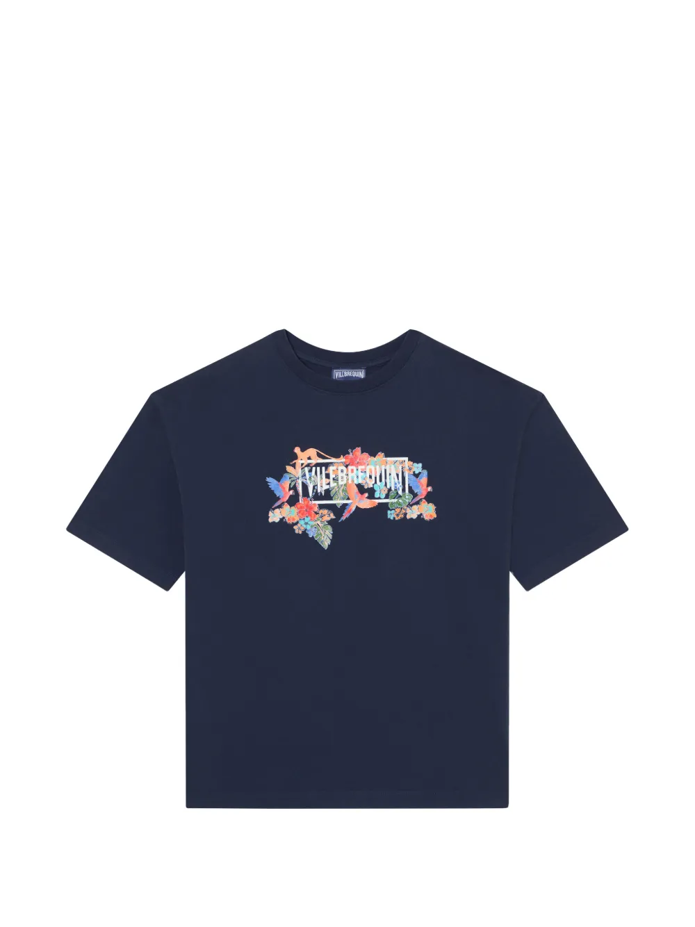 Vilebrequin Kids Salva logo-print T-shirt Blauw
