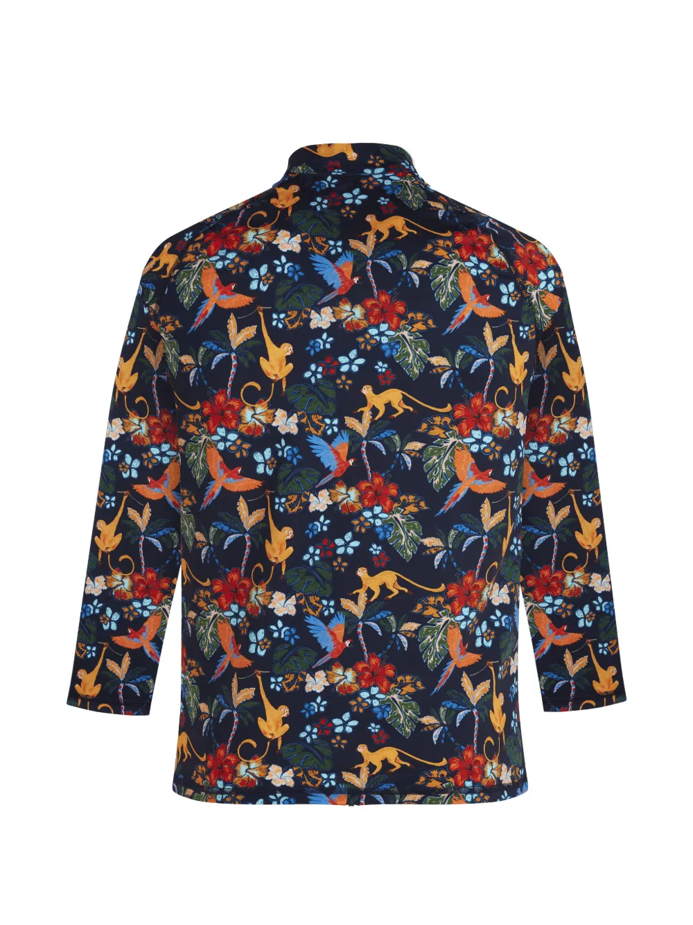 Vilebrequin Rock-Z Salvador zip-up long-sleeve rashguard Blauw