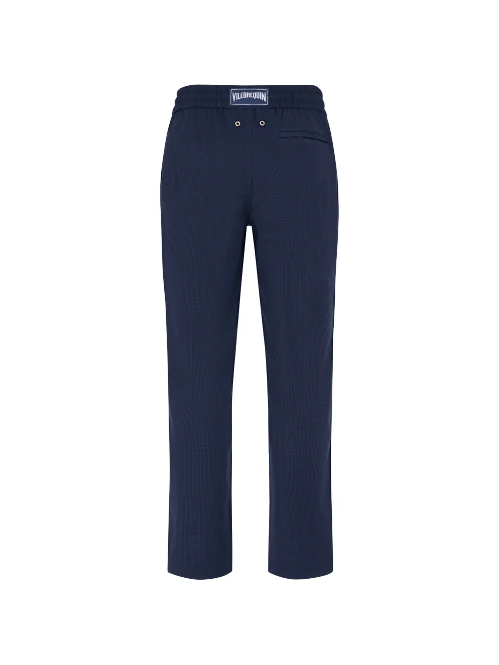 Vilebrequin Micro Carreaux drawstring trousers Blauw