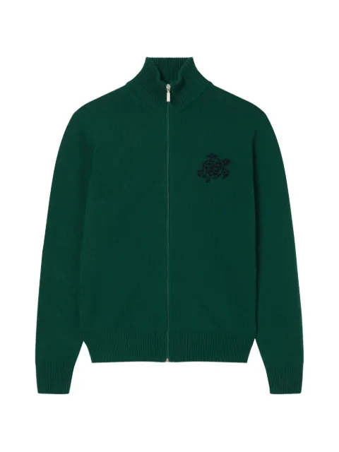 Vilebrequin turtle-motif zip-up cardigan