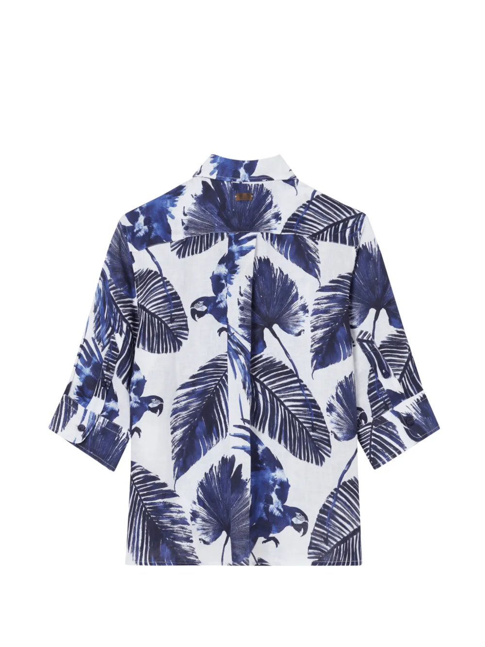 Vilebrequin Laurane Papagaio linen shirt Wit
