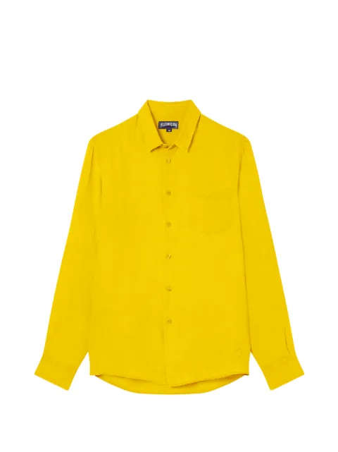 Vilebrequin Caroubis Solid linen shirt