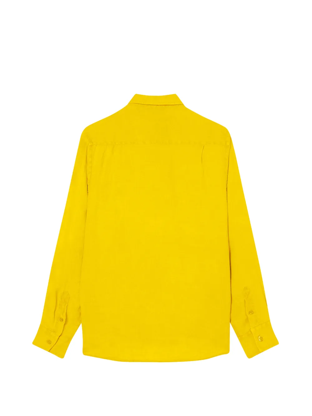 Vilebrequin Caroubis Solid linen shirt Geel