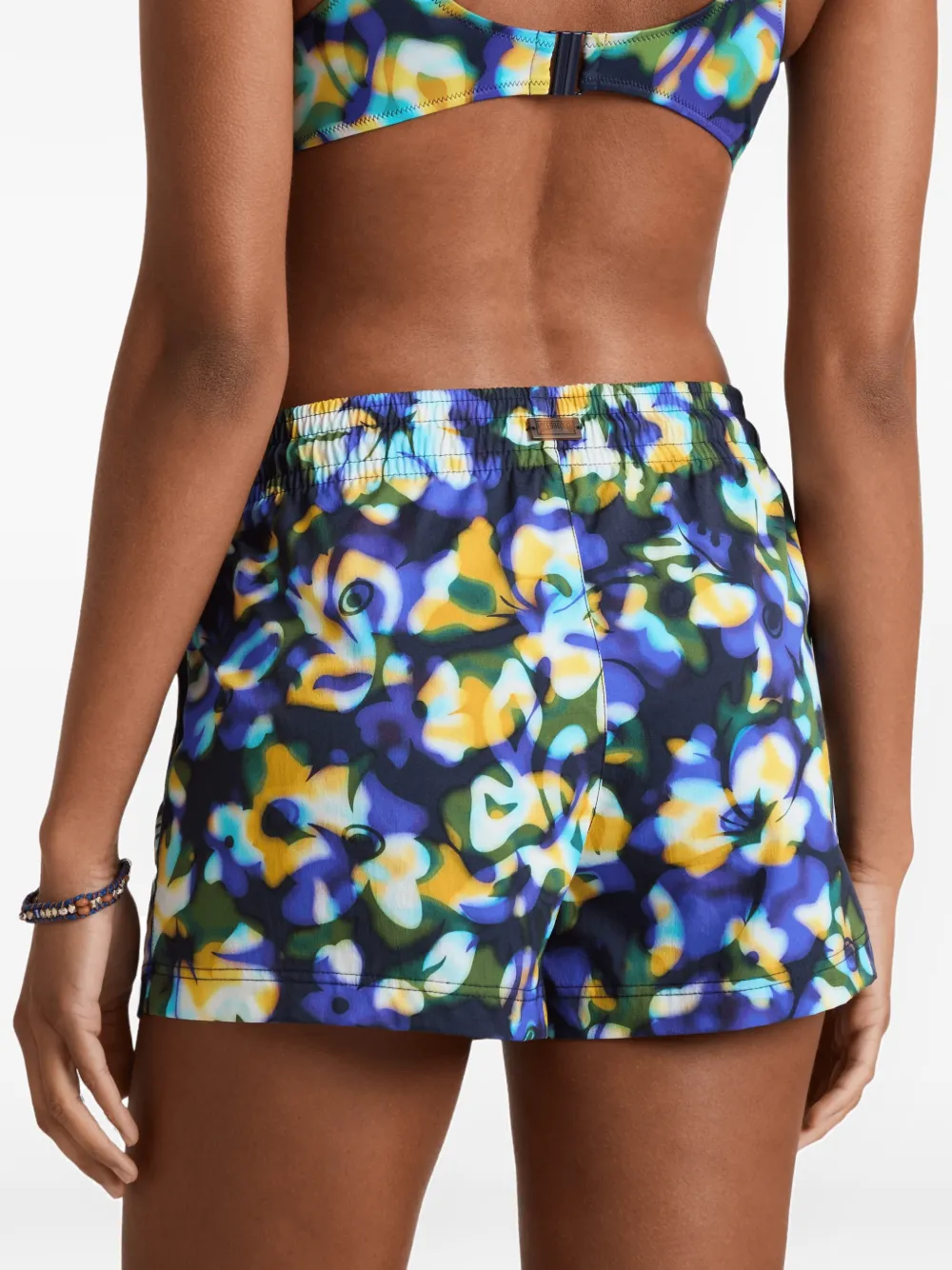 Vilebrequin Frangipanier Trouble floral-print swim shorts Blauw