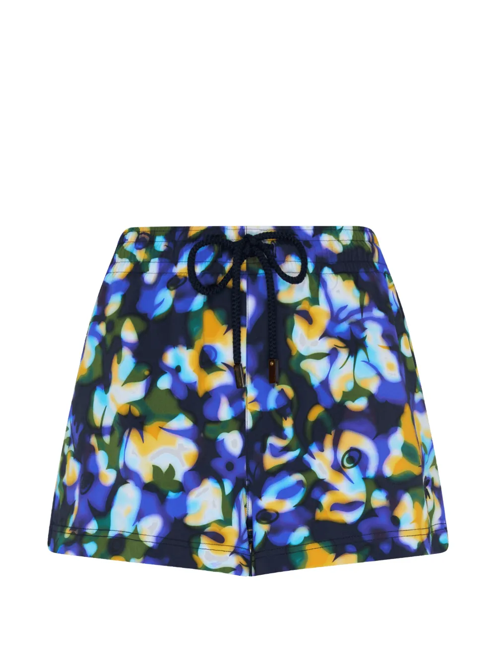 Vilebrequin Frangipanier Trouble floral-print swim shorts Blauw