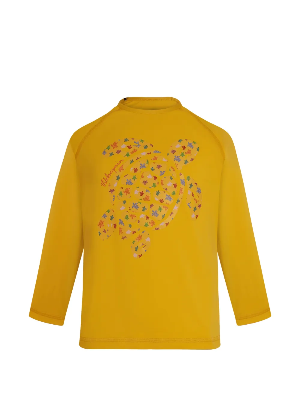 Vilebrequin Turtle-print long-sleeve rashguard Geel
