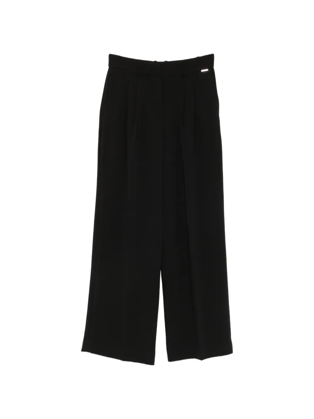 Calvin Klein pleated tailored trousers Zwart