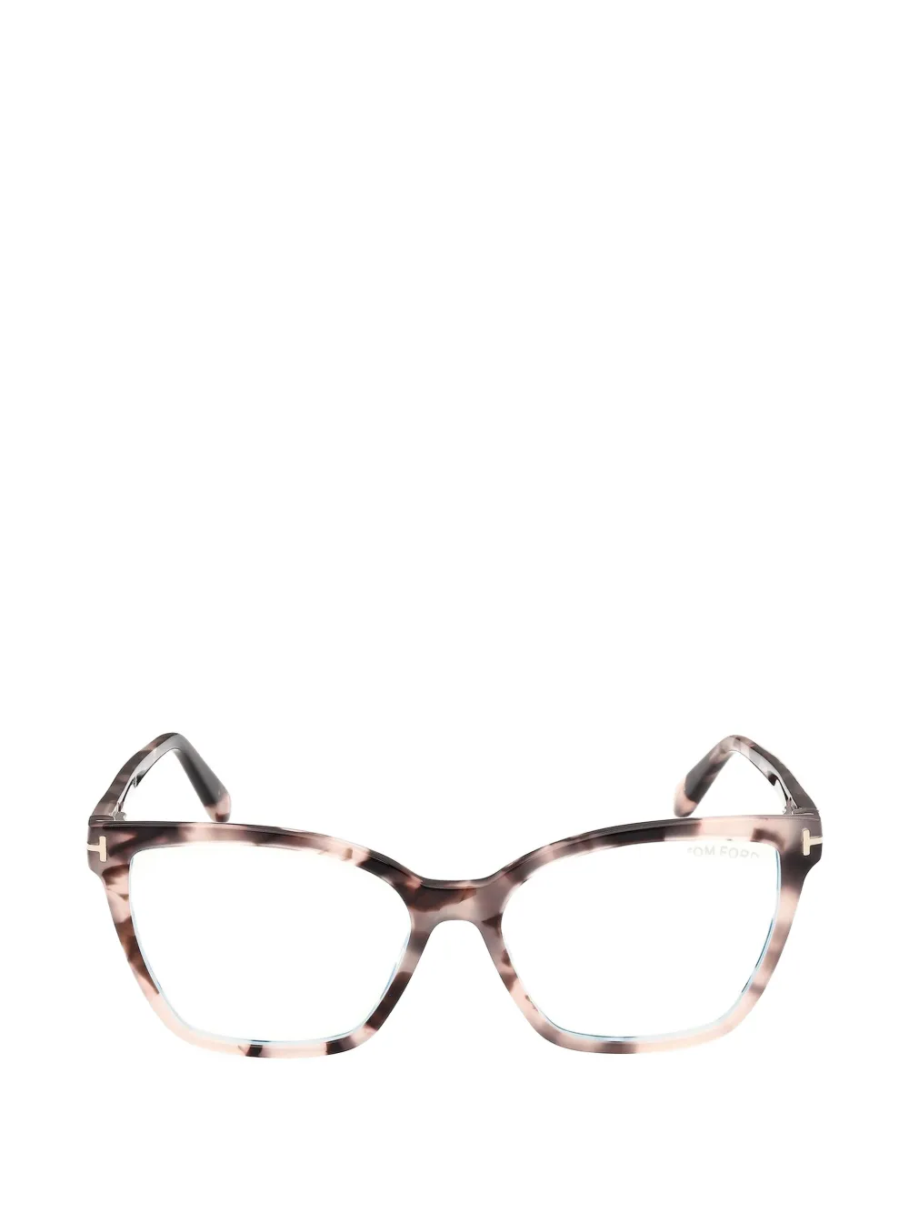 TOM FORD Eyewear tortoiseshell-effect cat-eye-frame glasses - Toni neutri
