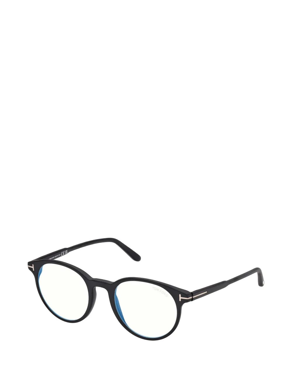 TOM FORD Eyewear round-frame glasses Zwart