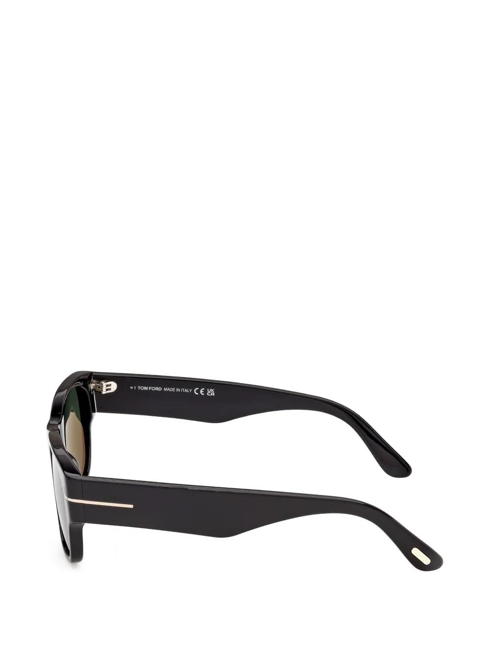 TOM FORD Eyewear T-motif rectangle-frame sunglasses Zwart