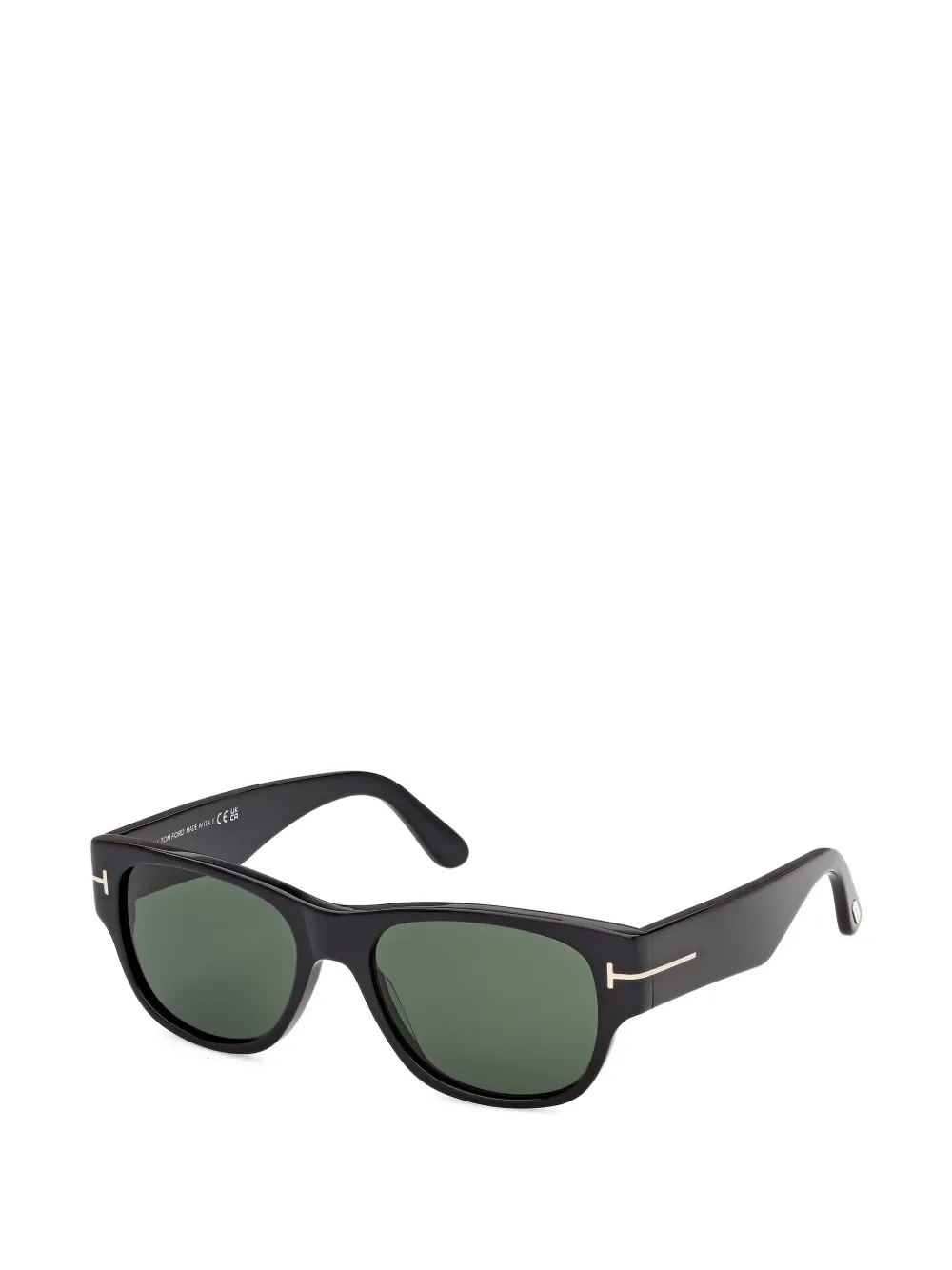 TOM FORD Eyewear T-motif rectangle-frame sunglasses Zwart