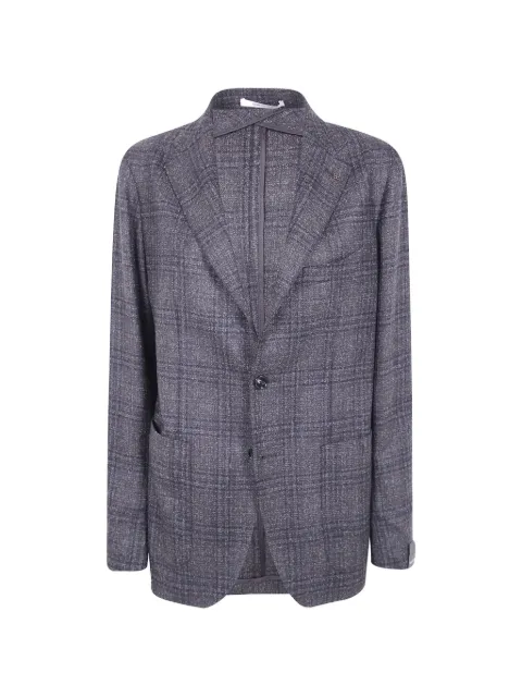 Tagliatore Montecarlo check wool blazer
