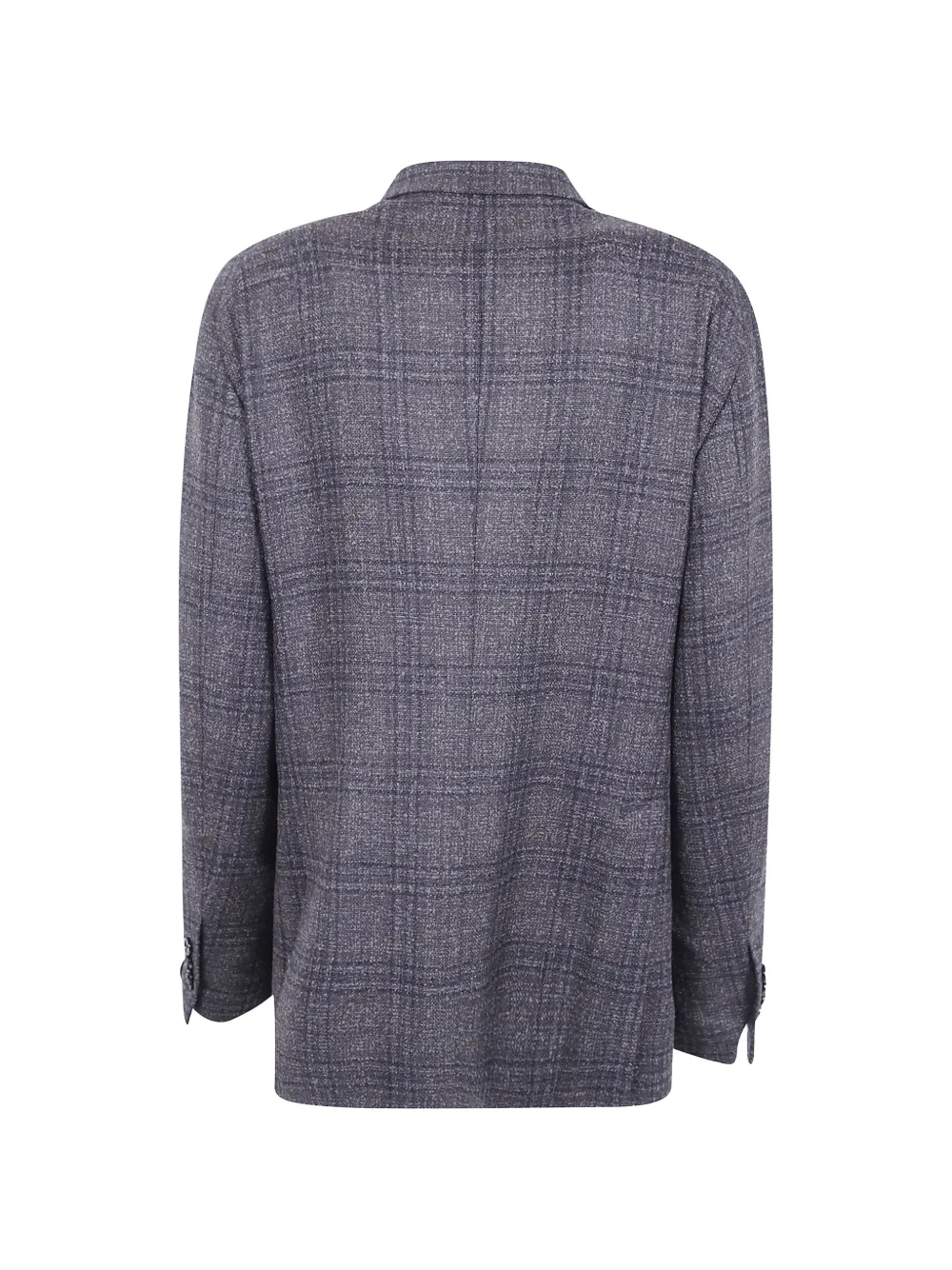 Tagliatore Montecarlo check wool blazer Grijs