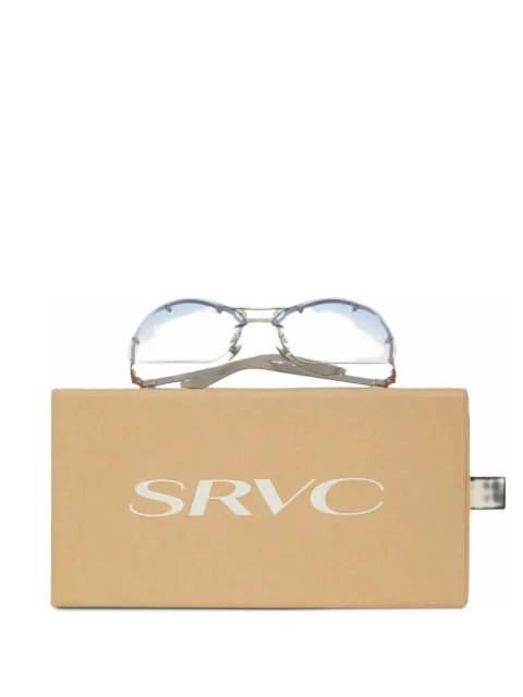 SRVC Studio Masha geometric-frame sunglasses