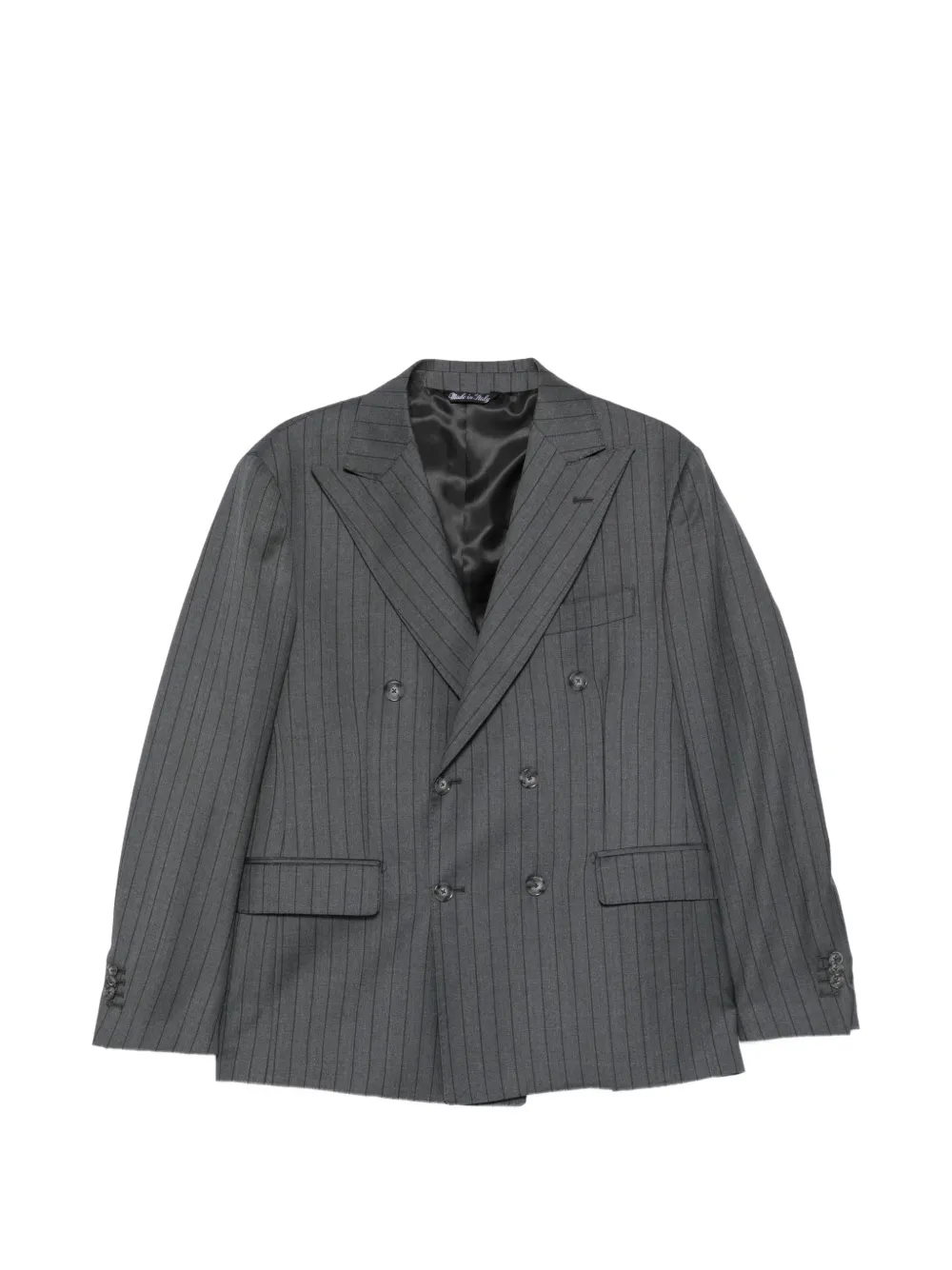 Epoca pinstripe-pattern double-breasted suit - Grigio