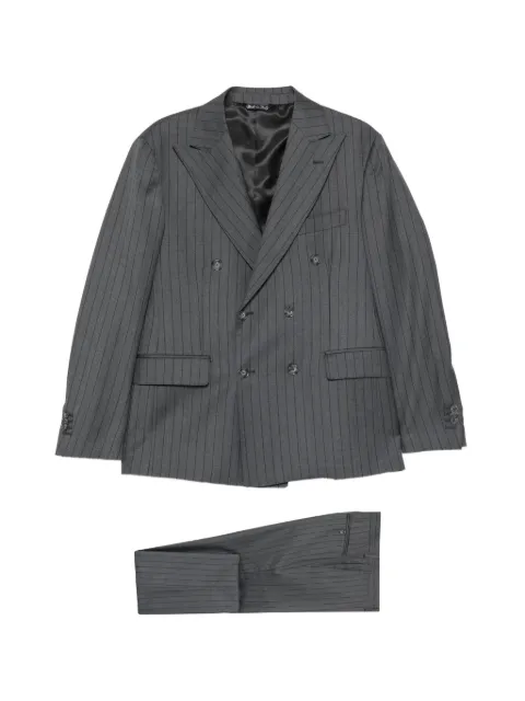 Epoca pinstripe-pattern double-breasted suit