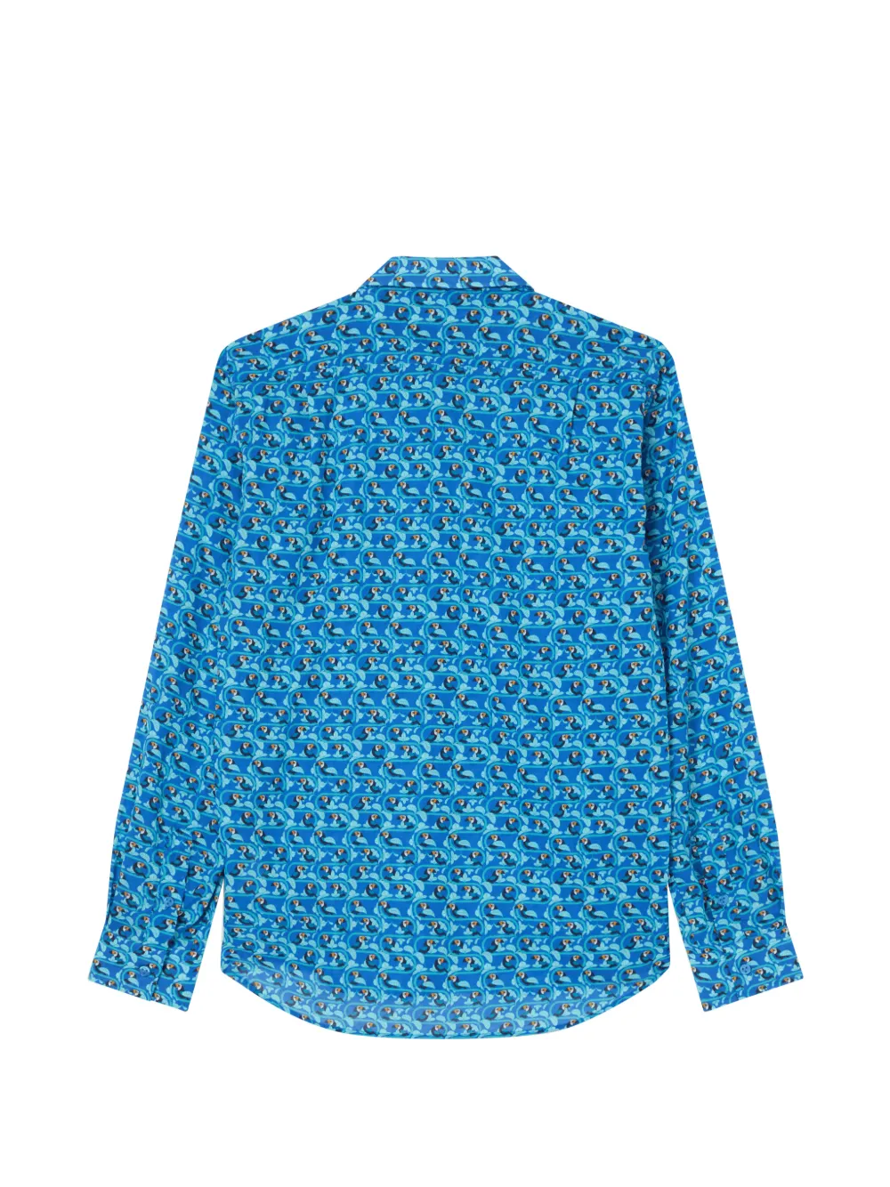 Vilebrequin Caracal Toucana button-down shirt Blauw