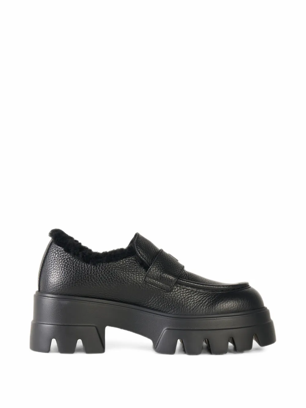 BOGNER Mocassini Sapporo foderati in shearling - Nero
