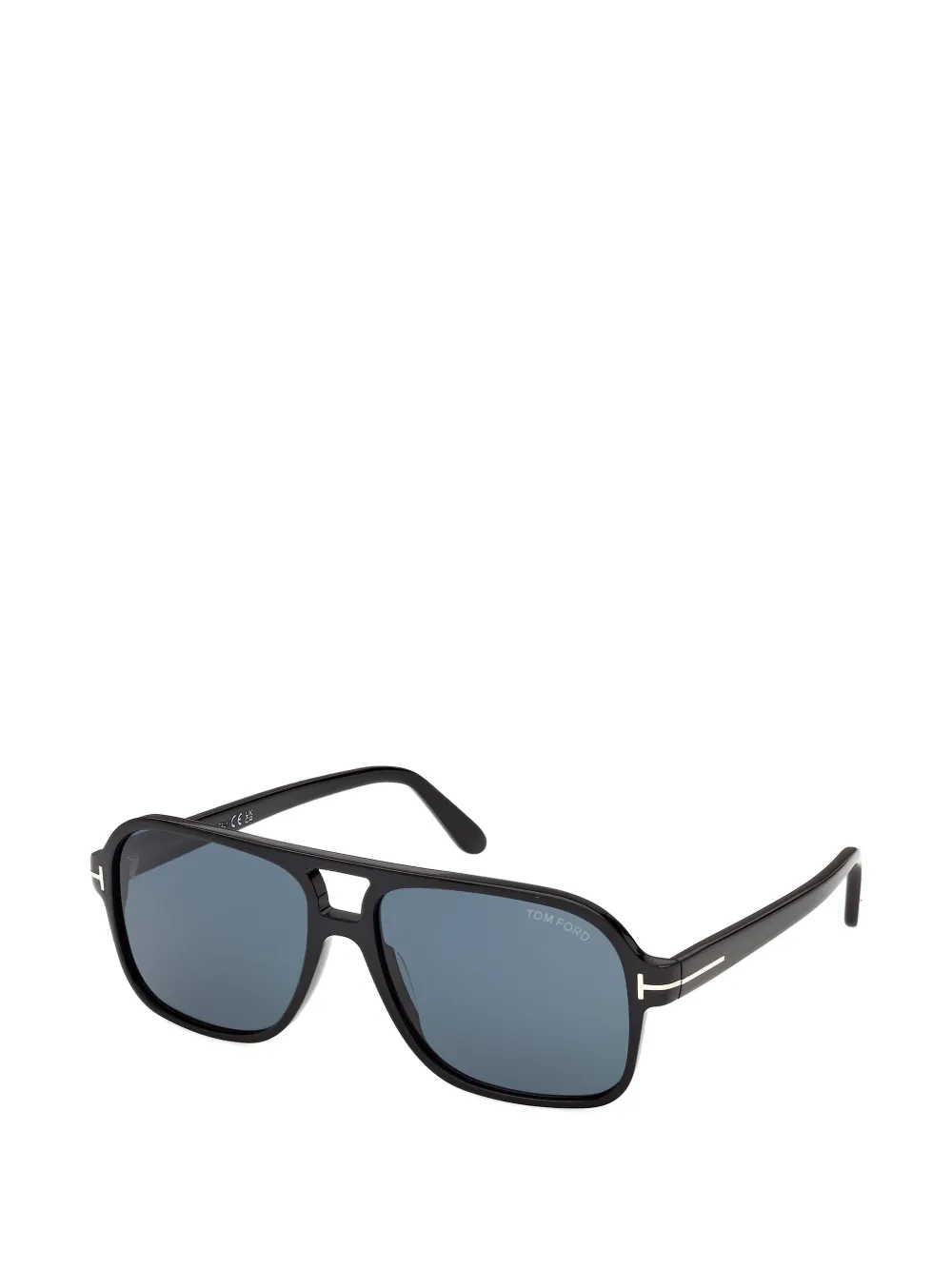 TOM FORD Eyewear T-logo pilot-frame sunglasses Zwart
