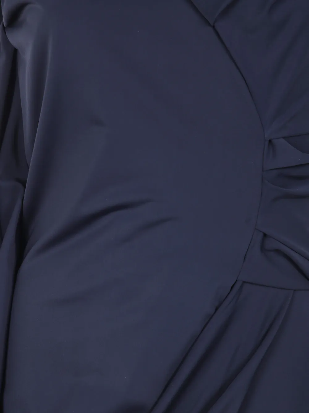 ENTIRE STUDIOS Sylph draped asymmetric mini dress Blauw