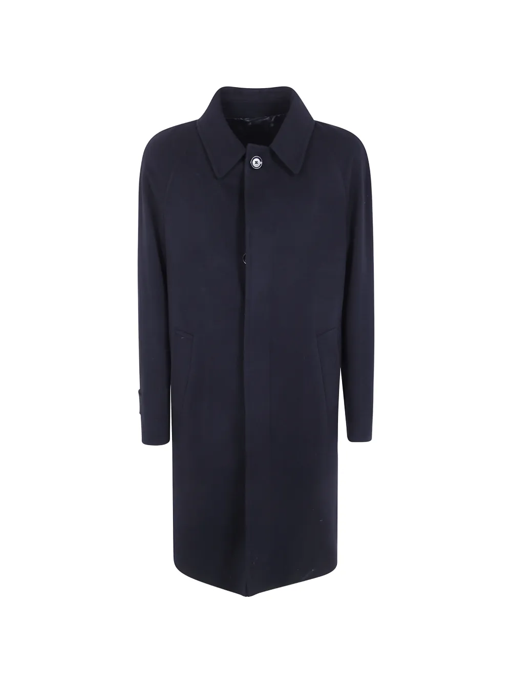 Lardini raglan-sleeve wool coat Blauw