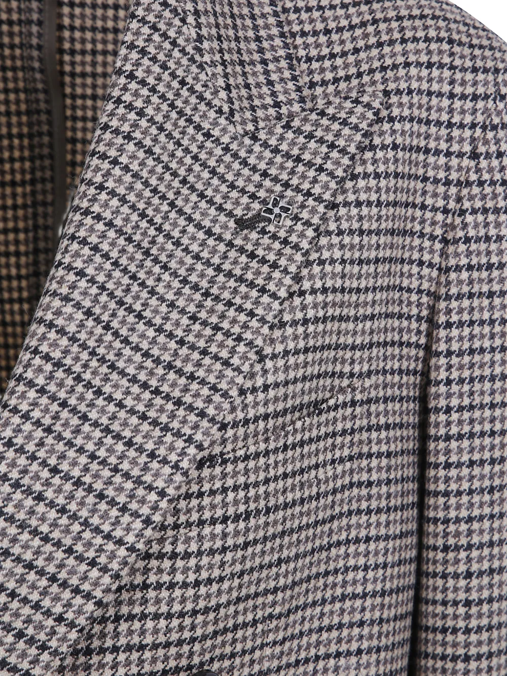 Tagliatore double-breasted houndstooth blazer Bruin