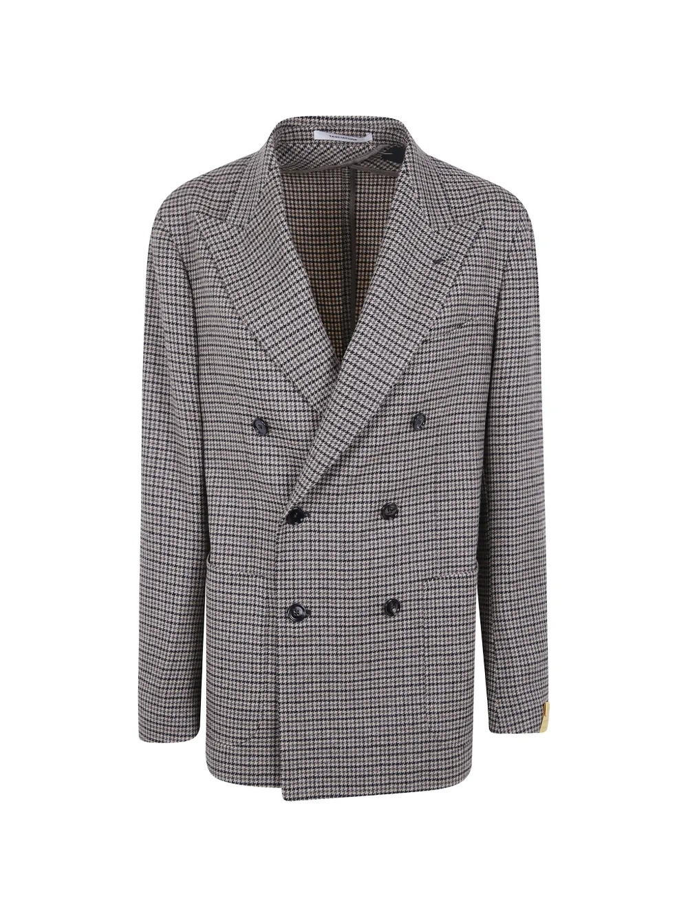 Tagliatore double-breasted houndstooth blazer Bruin