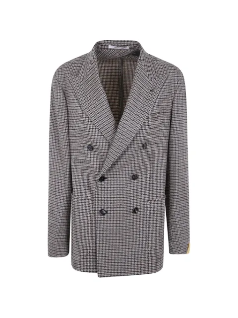 Tagliatore double-breasted houndstooth blazer
