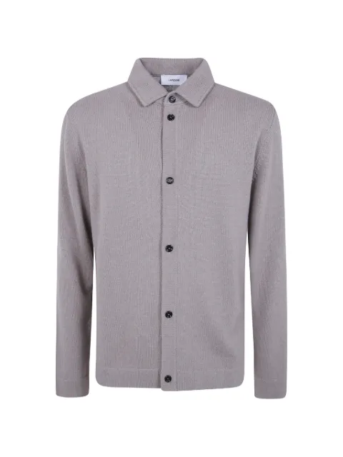 Lardini button-up collared cardigan